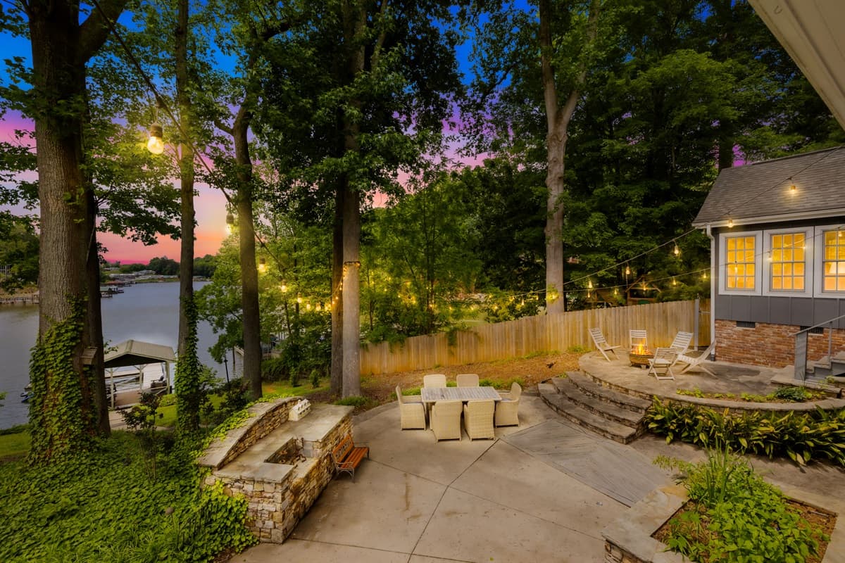 The perfect spot to gather around the fire pit under the stars. 
