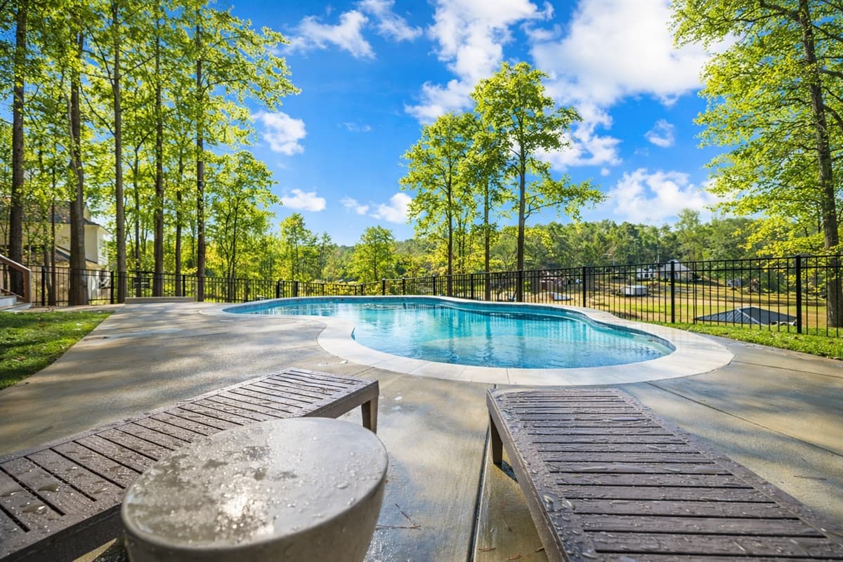 This entire private fenced-in pool is all yours to enjoy! Reach out with any questions!